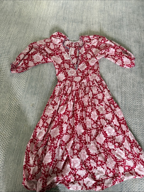 Alix Of Bohemia Dresses & Skirts - Alix Of Bohemia Red and White Floral Maxi Dress